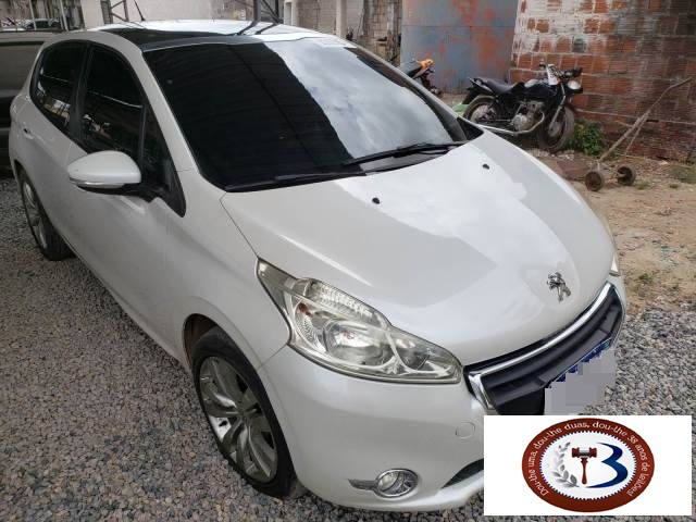 LOTE 002  PEUGEOT 208 ALLURE 1.5 2014 